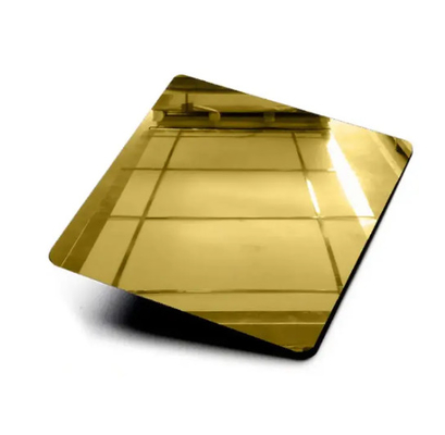 AISl 201 J2 Ti-Gold 8K Mirror Cold Rolled Stainless Steel Sheet for Manufacturing Chemical Equipment 화학 장비 제조용 냉면으로 굴린 스테인리스 스틸 시트